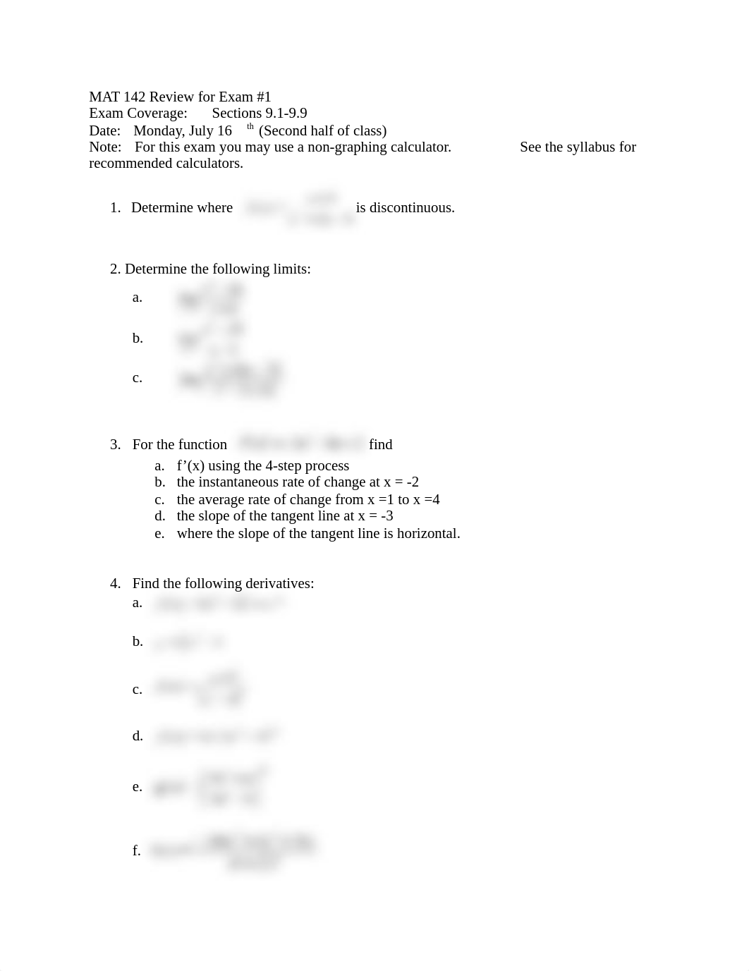 RS Exam 1 - MAT 142 Su07 - Tagged.pdf_dsi2vuj74yi_page1