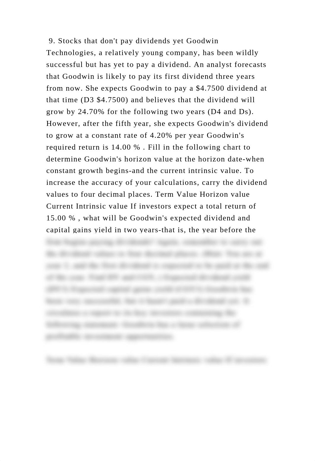 9. Stocks that dont pay dividends yet Goodwin Technologies, a relati.docx_dsi561h66ix_page2