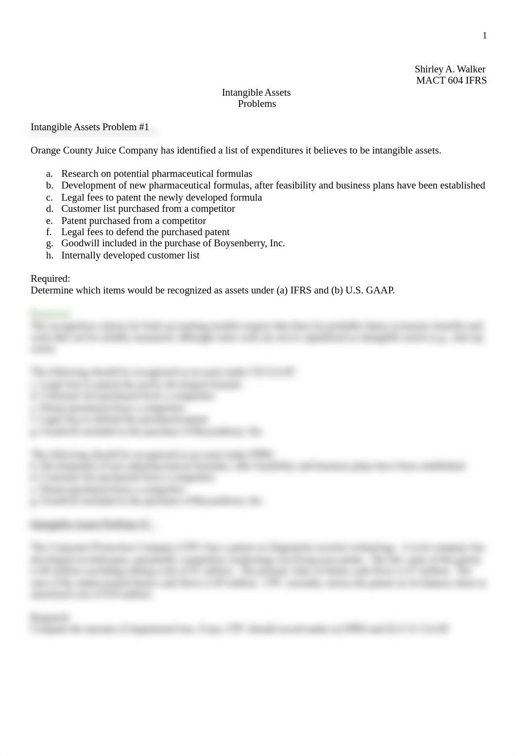 MACT 604 IFRS - Intangible Assets Problems - Intangible Assets Notes and Problems.doc_dsi933ncz4q_page1