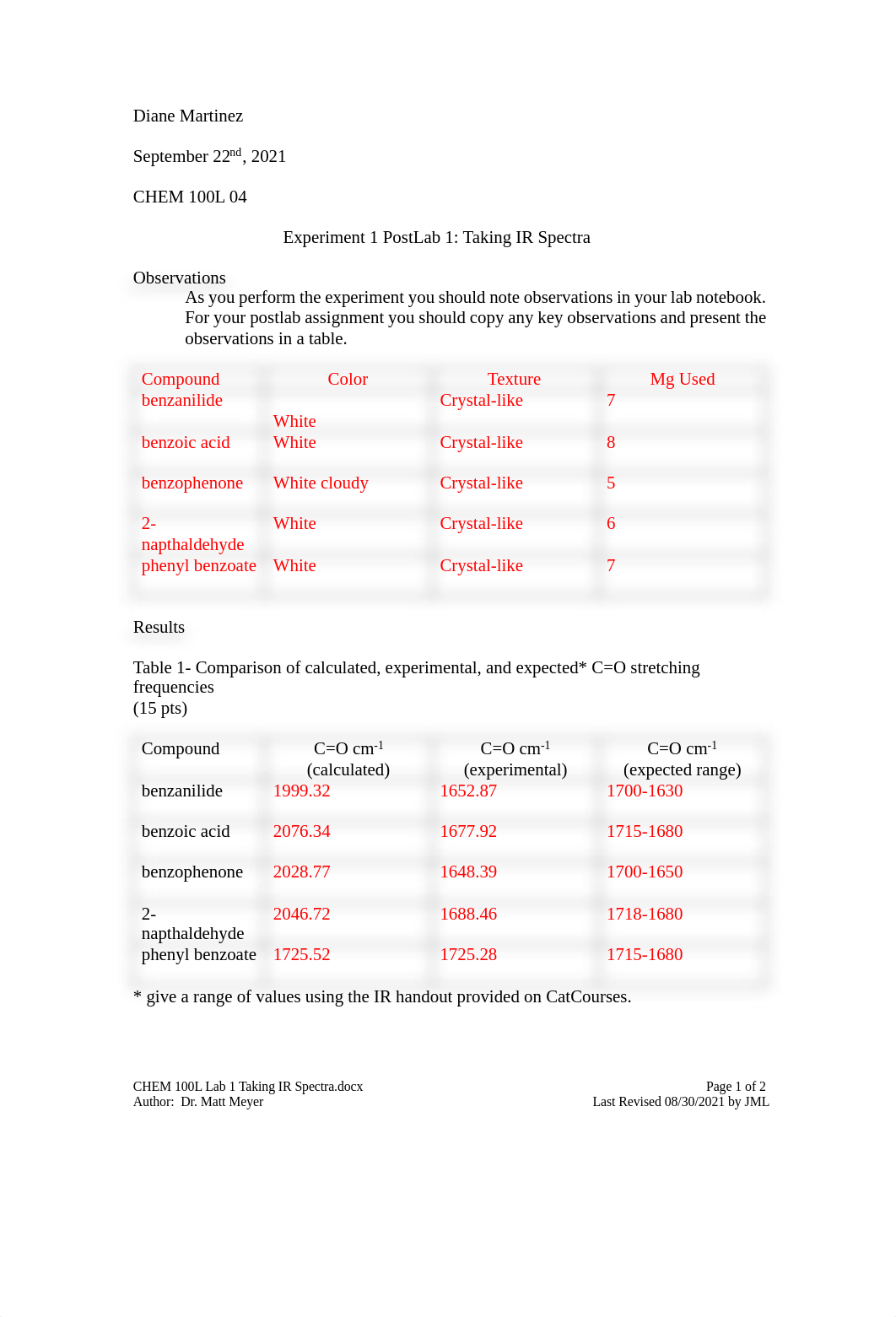 CHEM 100L Lab 1 Taking IR Spectra.pdf_dsibzo8lij6_page1