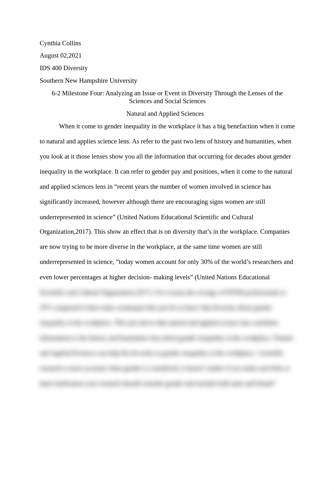 IDS 400 6-2 Milestone Four Natural and Applied Science.docx_dsihpcq49jj_page1