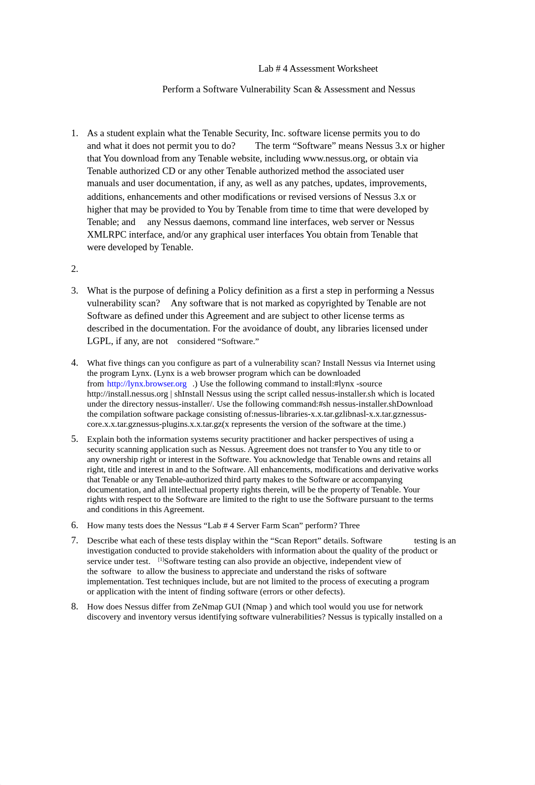 lab 4 (1) Assessment Software Vulnerability Scan &Assessment with Nessus (1)_dsilmmz1m50_page1