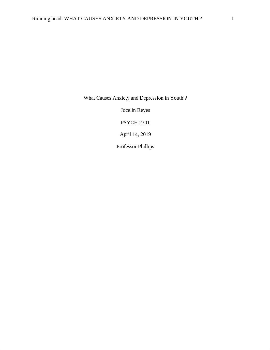 Psychology Final paper, Depression and Anxiety.docx_dsinwl8rc53_page1