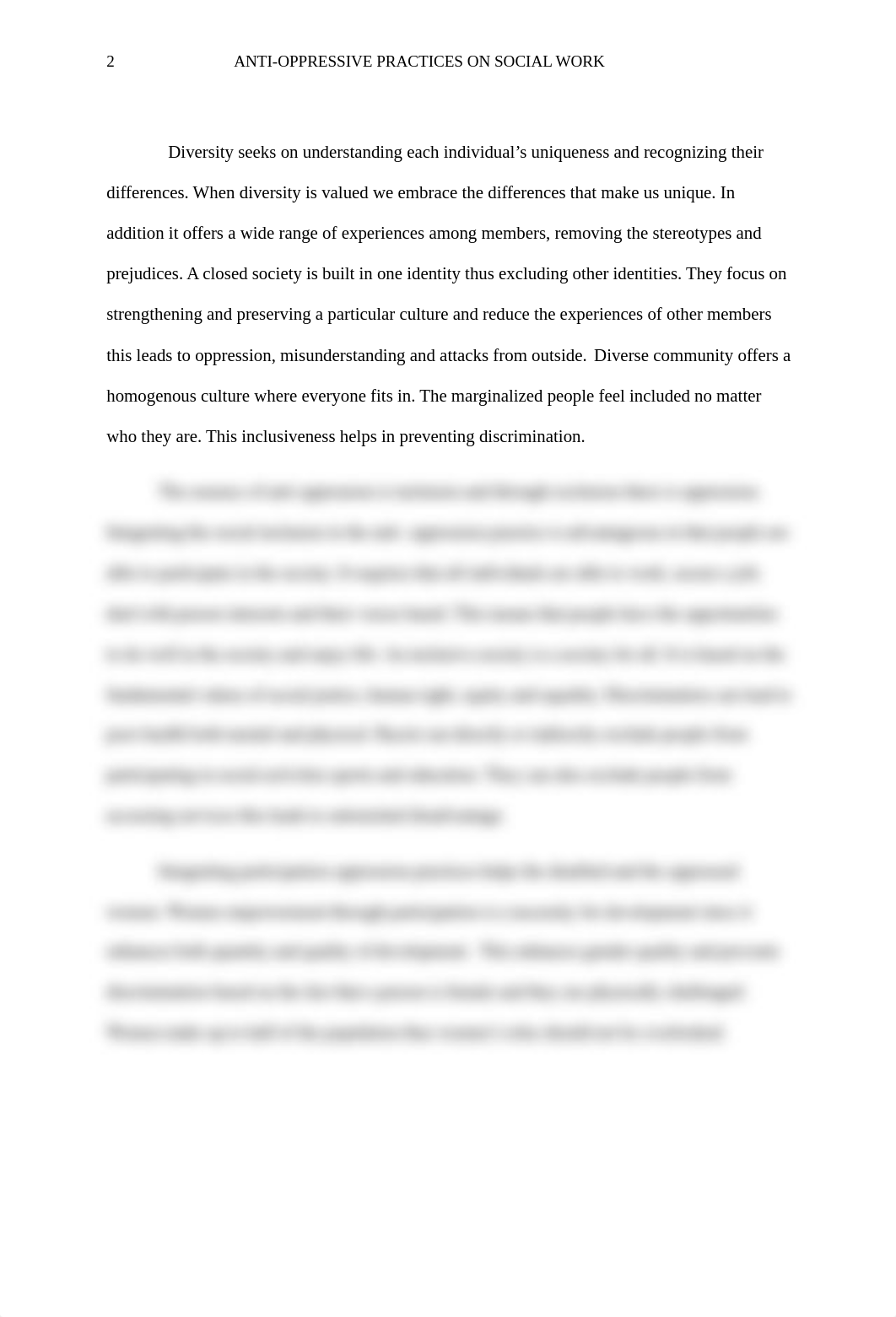 Anti oppressive practice is an approach of social work that aims at ending social economic oppressio_dsiq62jk35t_page2