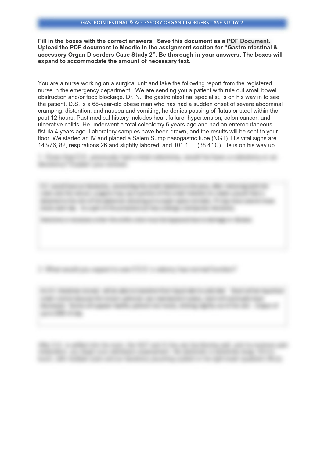 Gastrointestinal  Accessory Organ Disorder Case Study 2 copy.pdf_dsj2623h0ei_page1