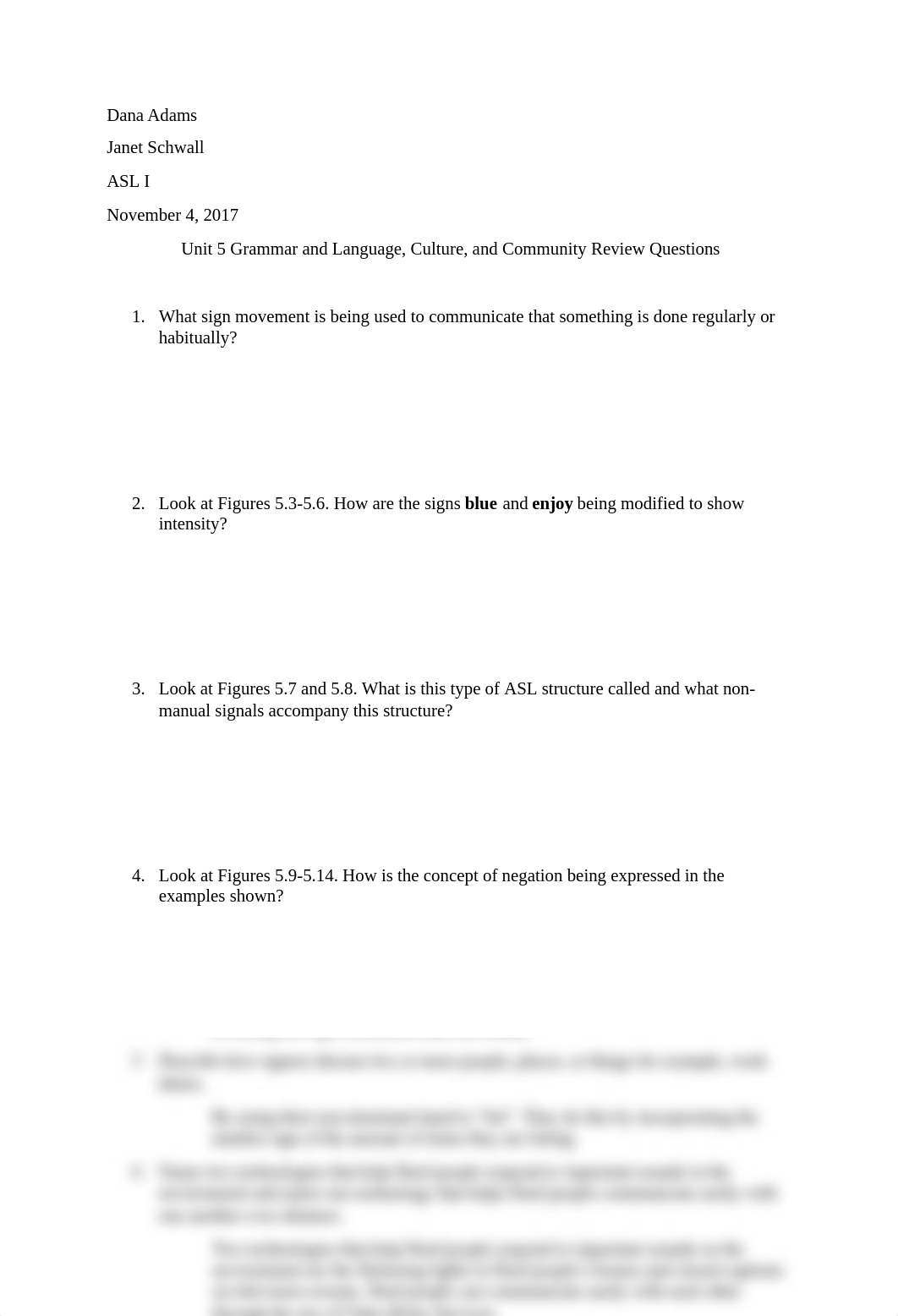 Unit 5 grammar language culture and community review questions.docx_dsjga82oe3z_page1