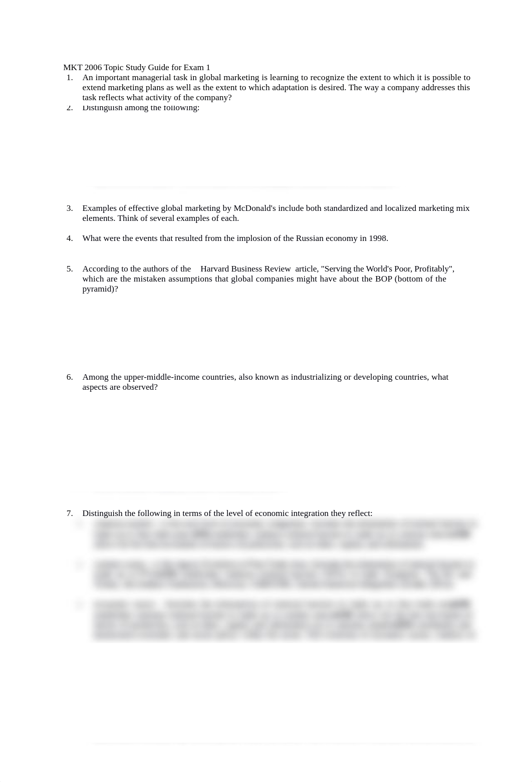 MKT 2006 Topic Study Guide for Exam 1.docx_dsjkroxpe9h_page1