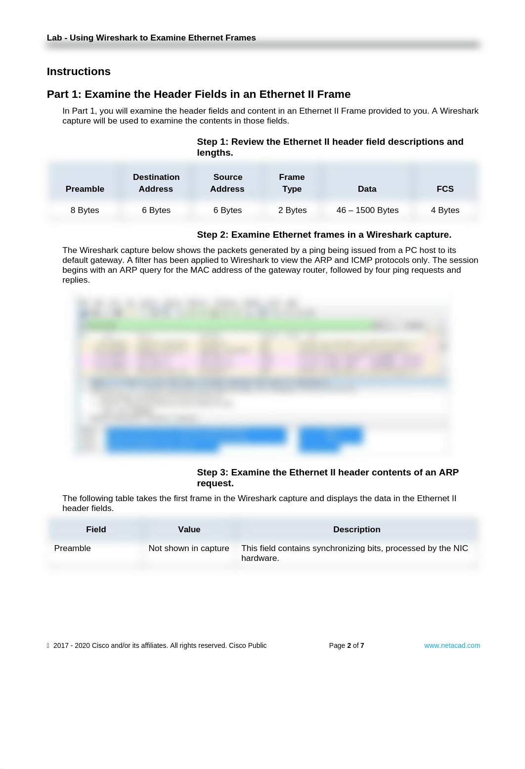 8.2.8 Lab - Using Wireshark to Examine Ethernet Frames zach.docx_dsk8qt7xk9t_page2