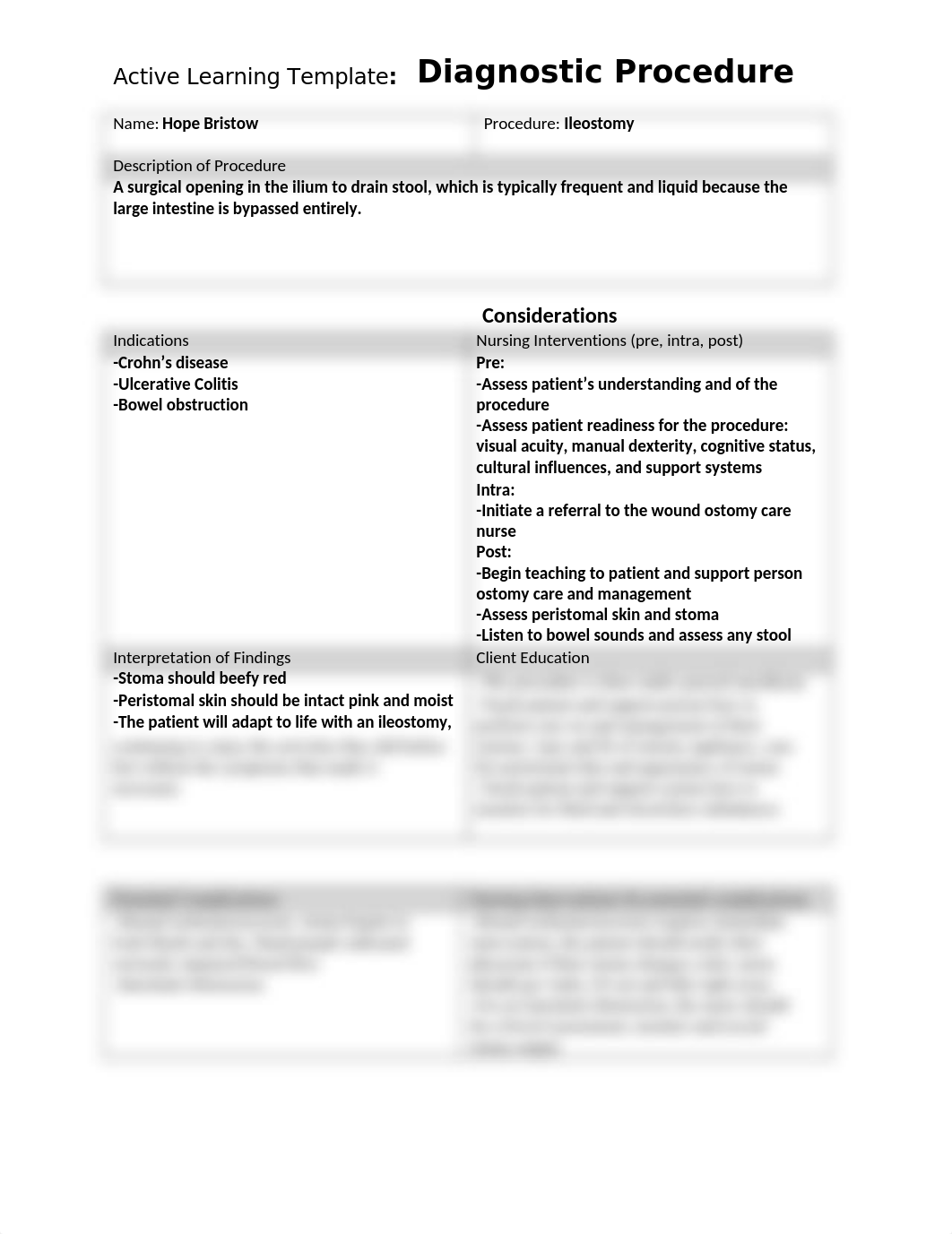 ATI Diagnostic Procedure template revised Ileostomy.docx_dskccl1h2j4_page1