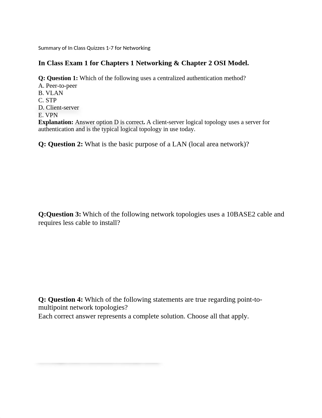 Summary of In Class Quizzes 1-7 for Networking.docx_dskyu7bx56y_page1