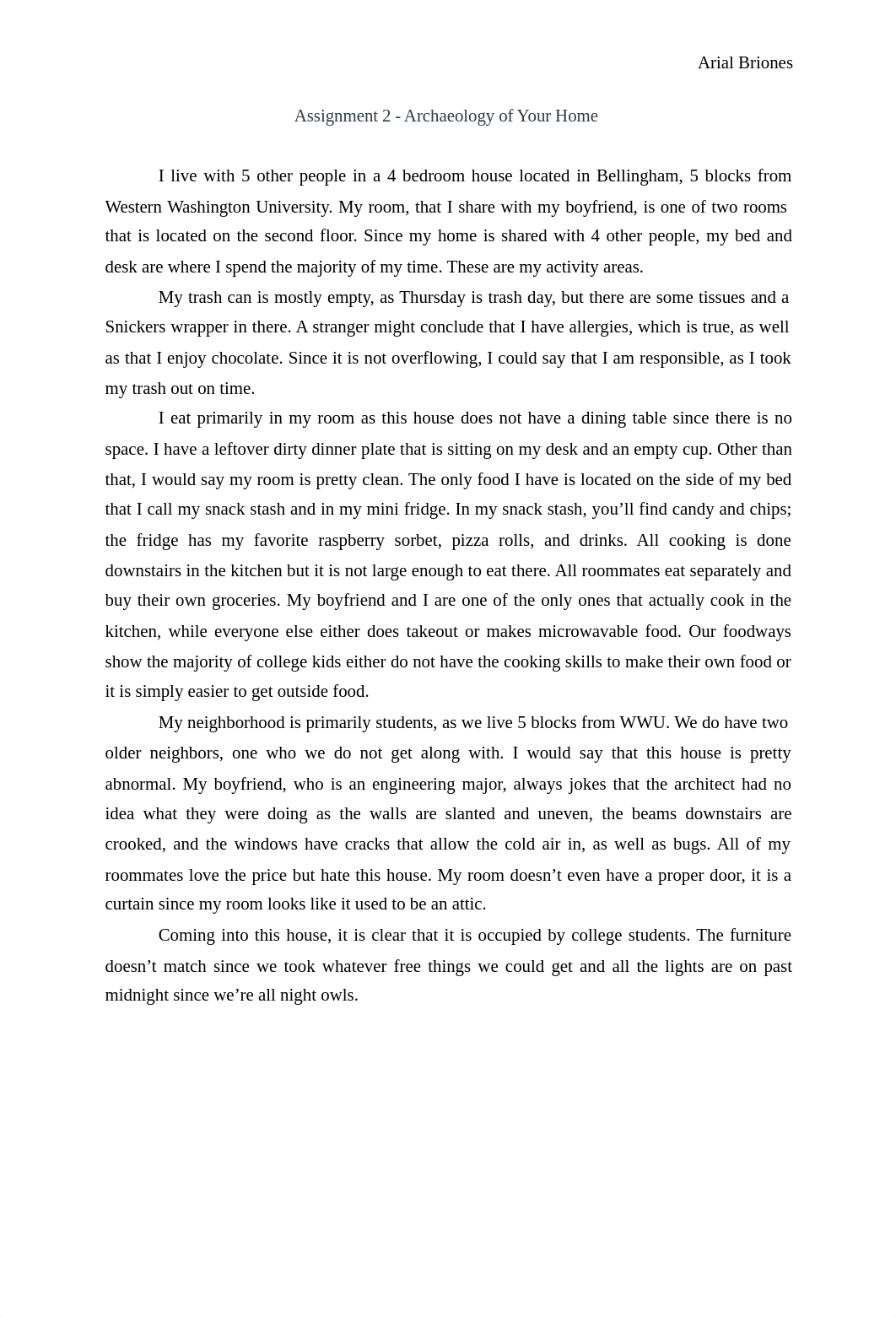 Assignment 2 - Archaeology of Your Home.pdf_dsl1ynrb9qk_page1