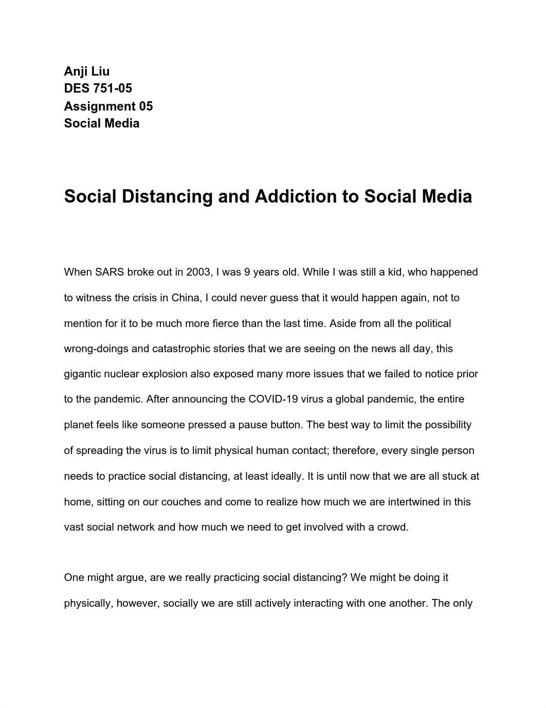 DES751_Design Writing - Social Distancing and Addiction to Social Media.pdf_dsl3198qkoe_page1