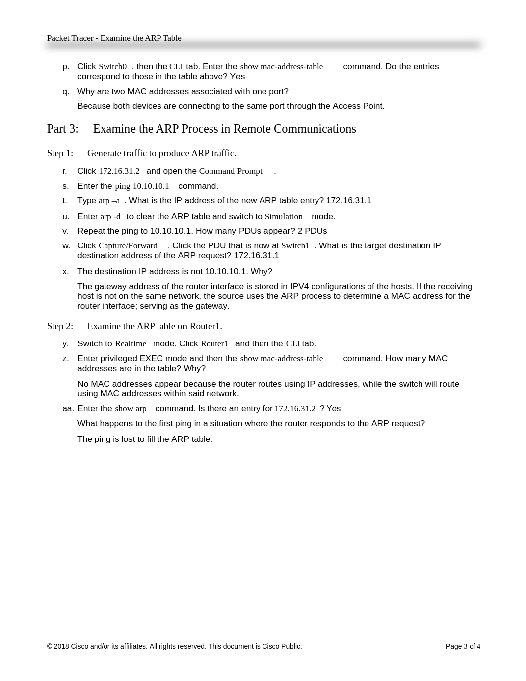 5.3.2.8 Packet Tracer - Examine the ARP Table.docx_dsl9ulll2io_page3