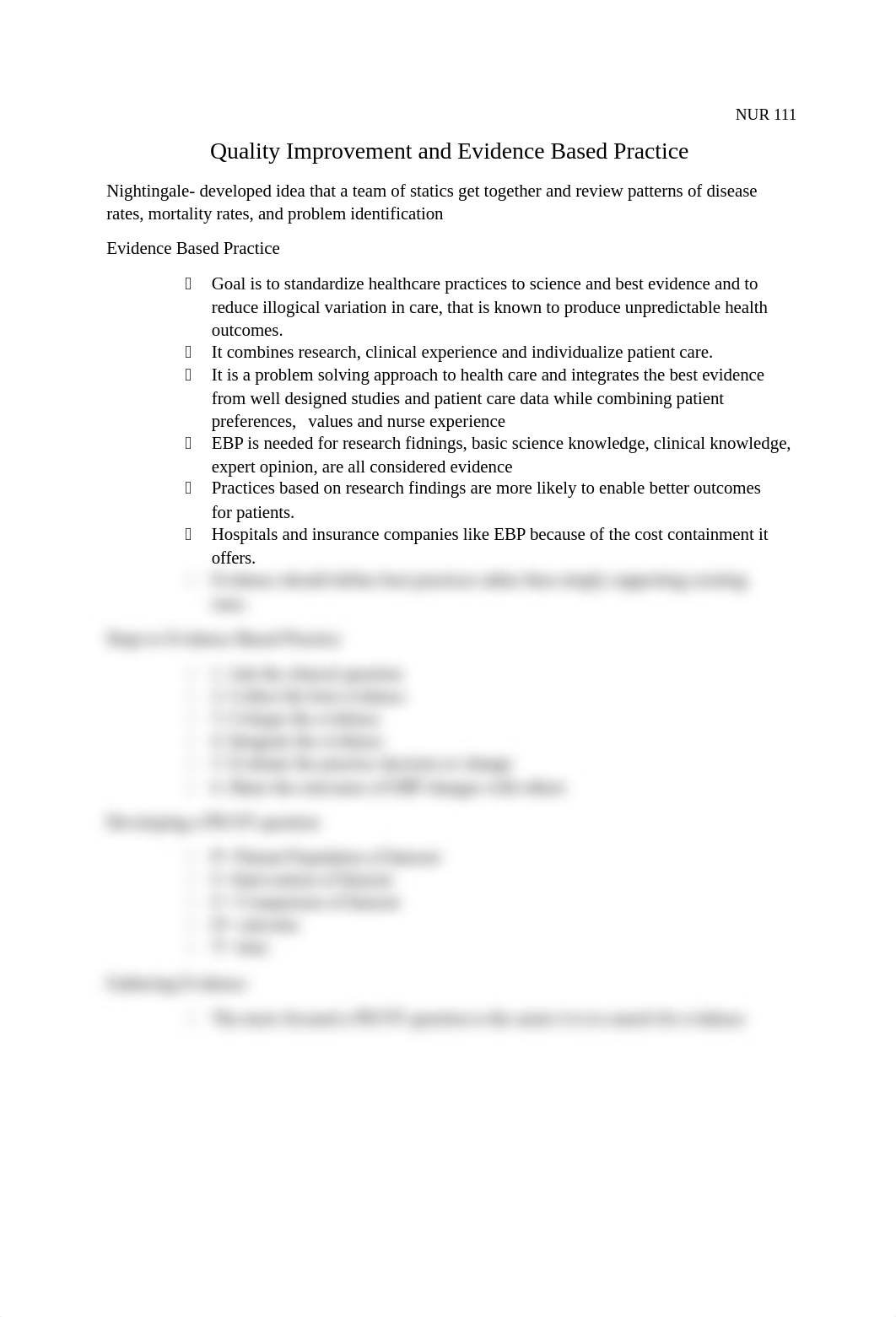 Quality Improvement and Evidenced Based Practice Notes.docx_dsldmjcgsur_page1