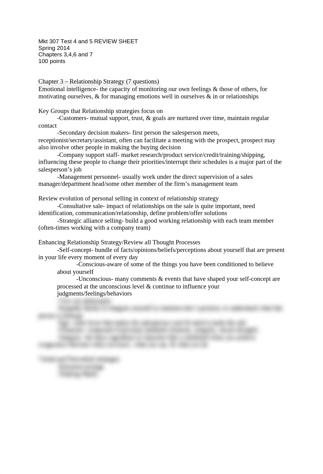 MKt 307 Test 4&5 Review Sheet_dslhrl7jn2j_page1