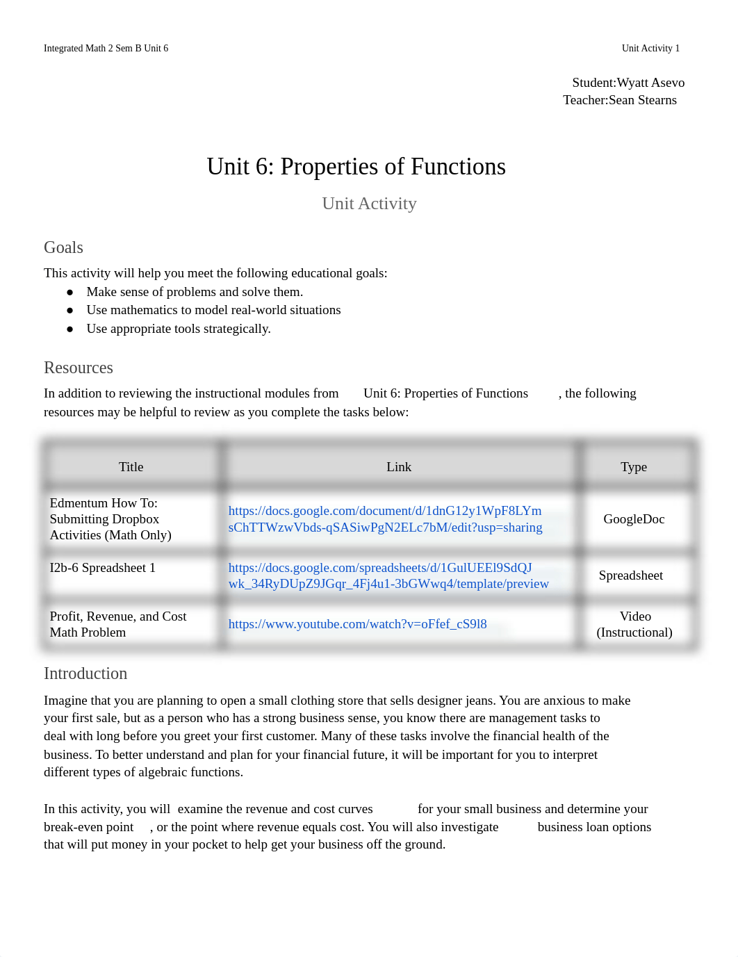 Wyatt Asevo Unit 6 Properties of Function.pdf_dslzorucv3m_page1