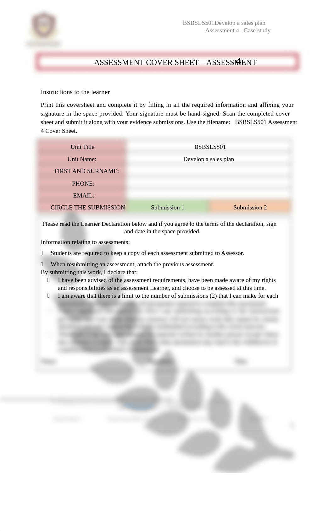 BSBSLS501 - Asseessment 4- V2 - Jan 2019.docx_dslzz1llqey_page1