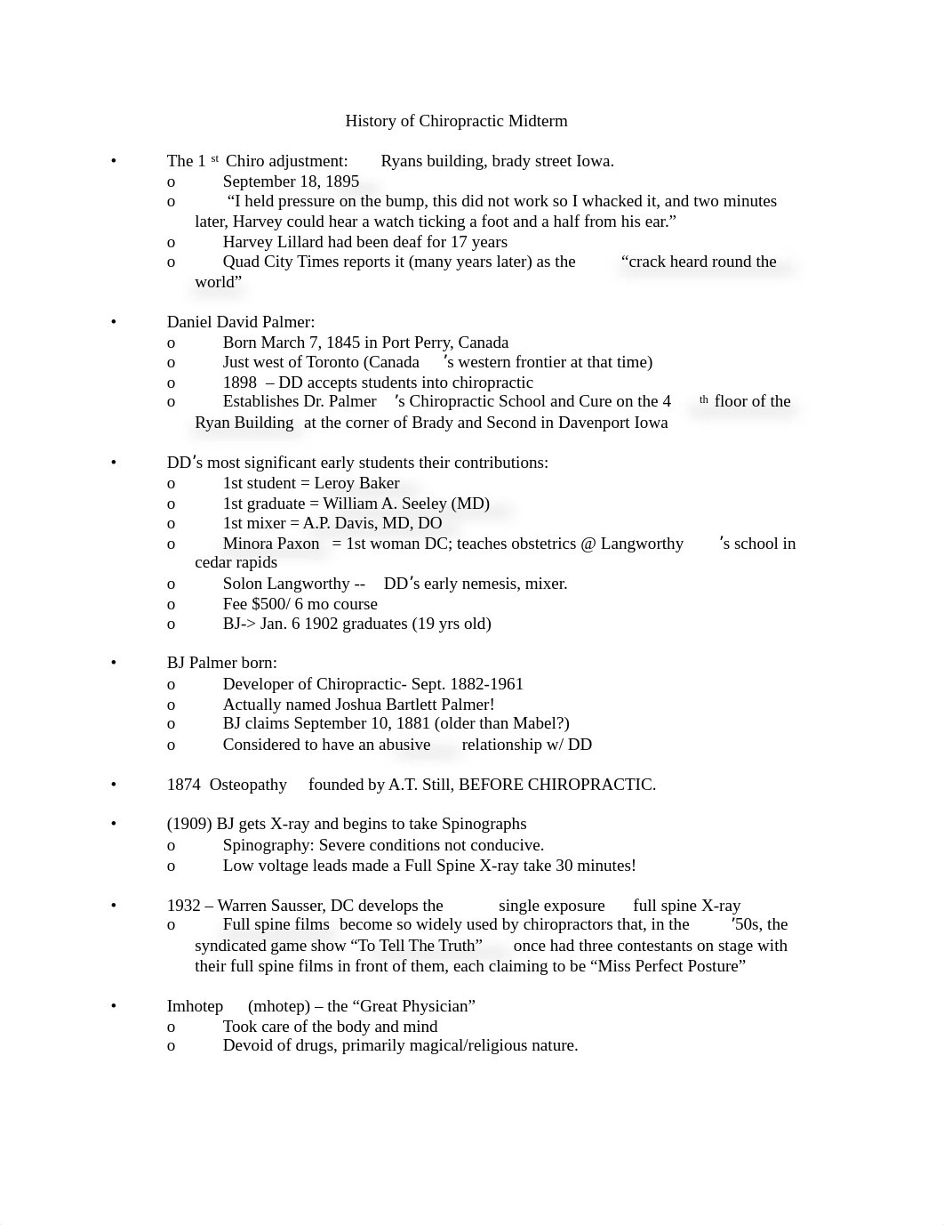 CPAP 1605 Chiropractic History Midterm #2_dsmbj1ym5uk_page1