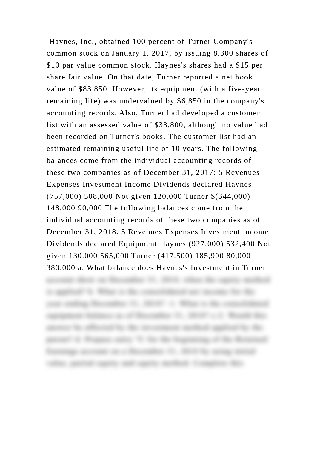 Haynes, Inc., obtained 100 percent of Turner Companys common stock o.docx_dsmcmt3jkbi_page2