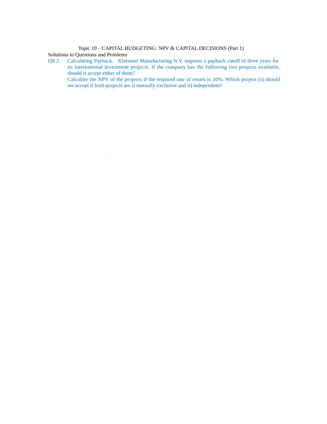 Topic10 - Capital Budgeting NPV  Capital Decisions (Part 1  2)(students).doc_dsmeldq4cl8_page1