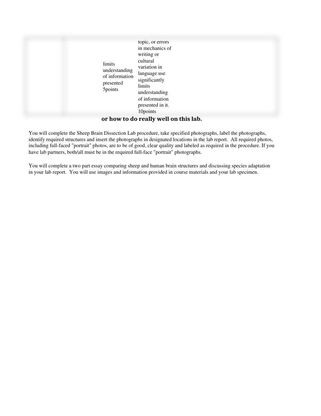 Lab 11 Sheep Brain Dissection Rubric 2-13 (2).doc_dsmrncaj3ef_page2