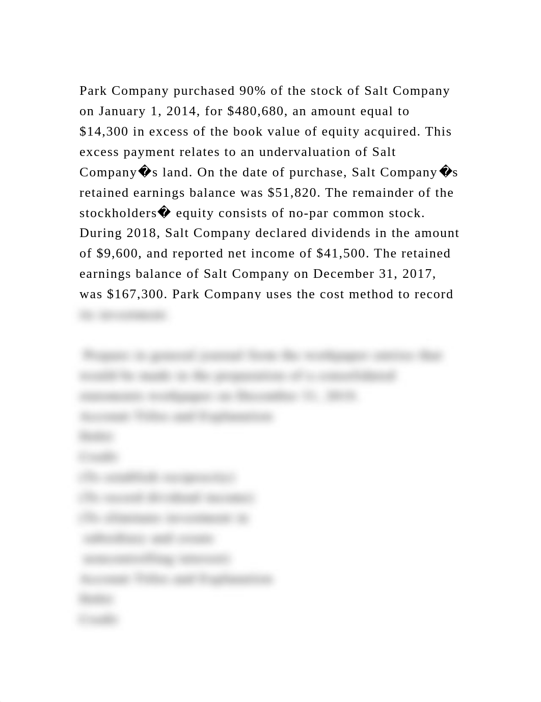 Park Company purchased 90 of the stock of Salt Company on January 1.docx_dsn5ftg5u5e_page2