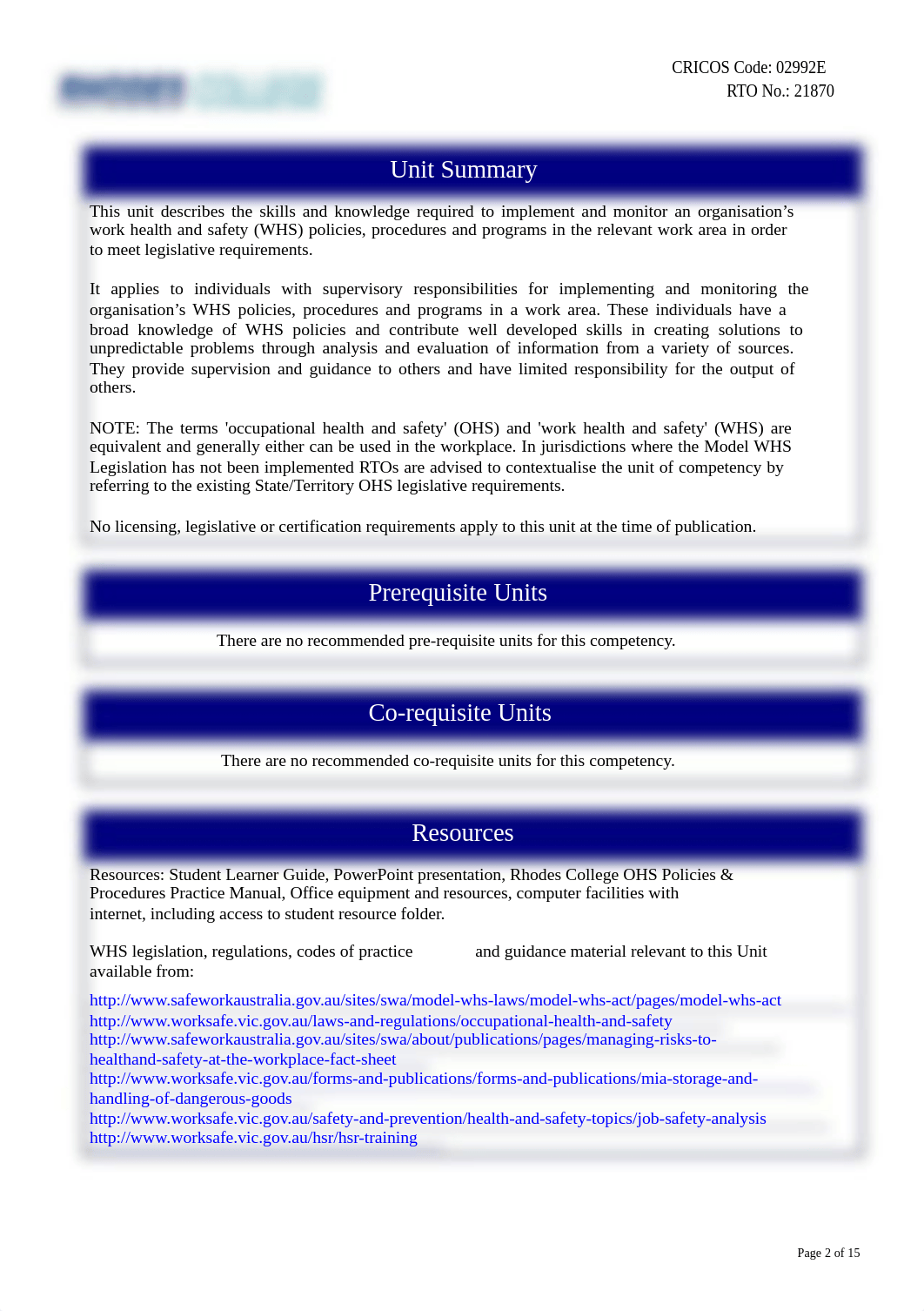 SATool - BSBWHS401 - Implement and monitor WHS policies v Feb  2018.pdf_dsn86xqxkar_page2