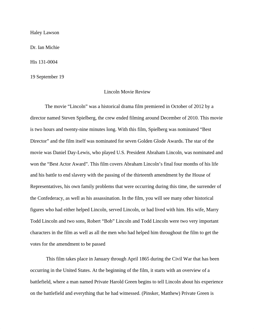 Lincoln Movie Review Project 1.docx_dsn9nfenqx2_page1