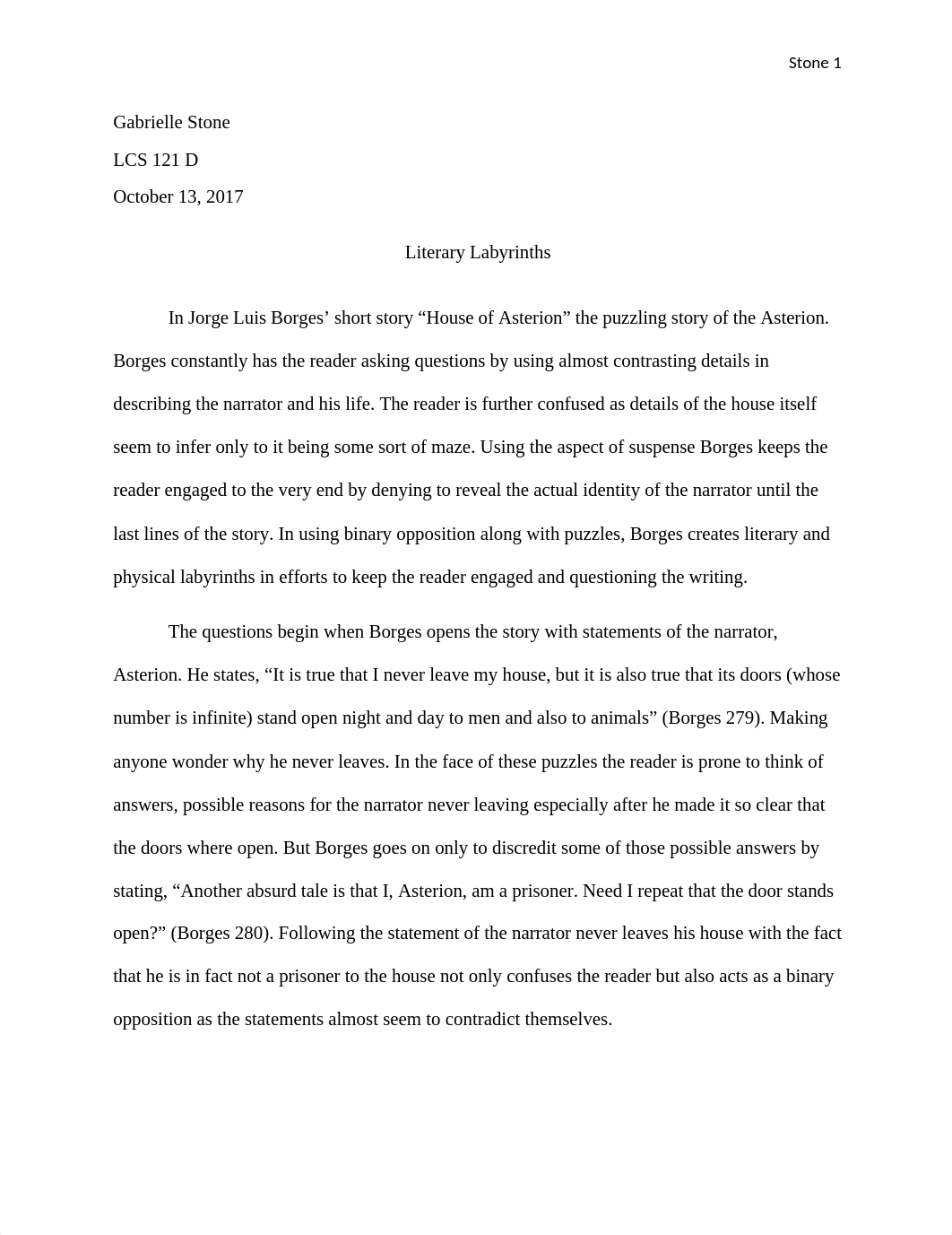 Jorge Luis Borges Analysis Essay.docx_dsnkvmzj5vo_page1