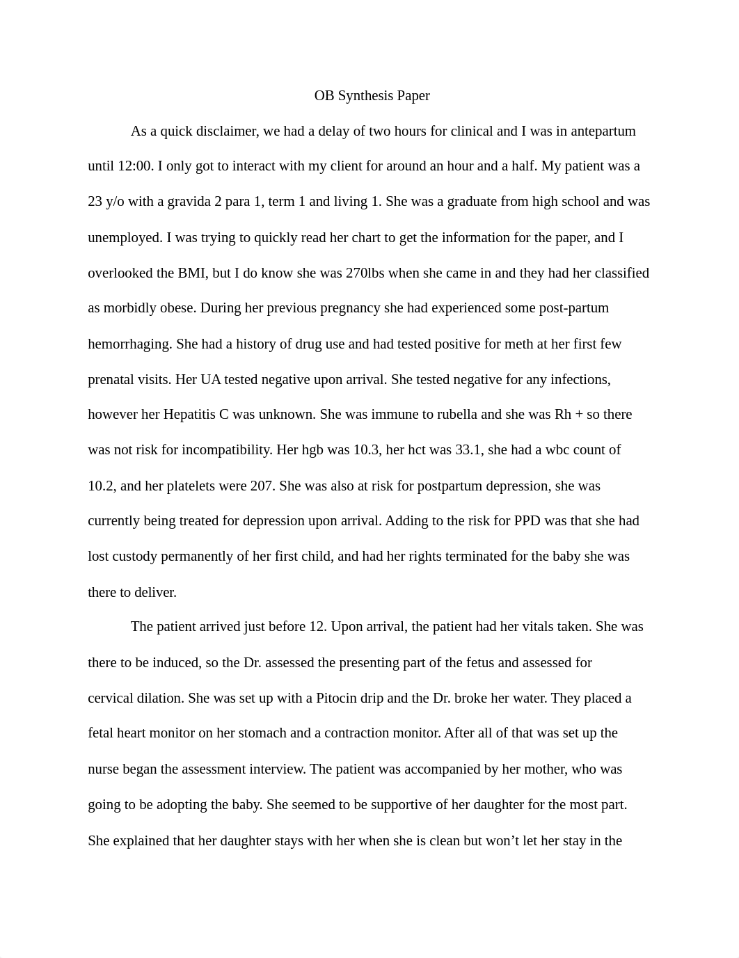 OB Synthesis Paper.docx_dsnl0dk4bo7_page1