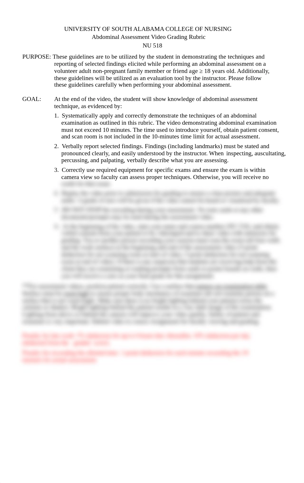 NU 518 Abdominal Assessment Video Grading Rubric (1).pdf_dsnrwdr7t3t_page1