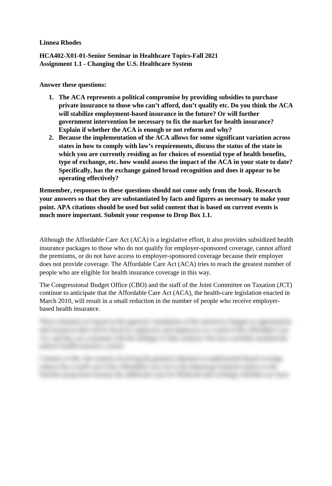 Assignment 1.1 - Changing the U.S. Healthcare System.docx_dsnuko3p9mk_page1