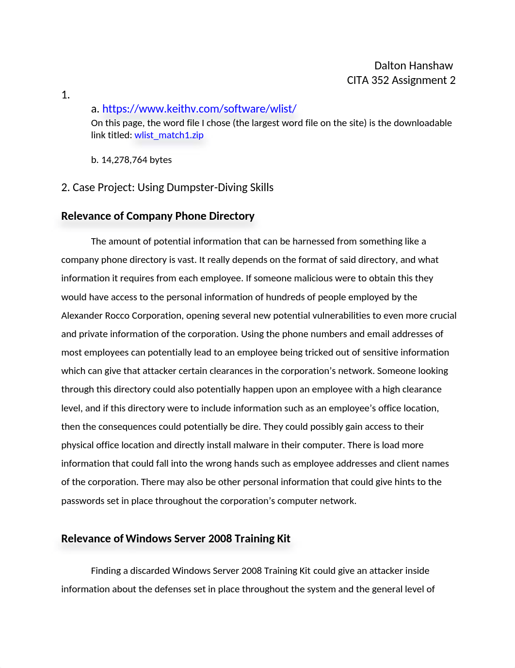 CITA352- Assignment2 Dalton Hanshaw.docx_dso4uonzdy9_page1