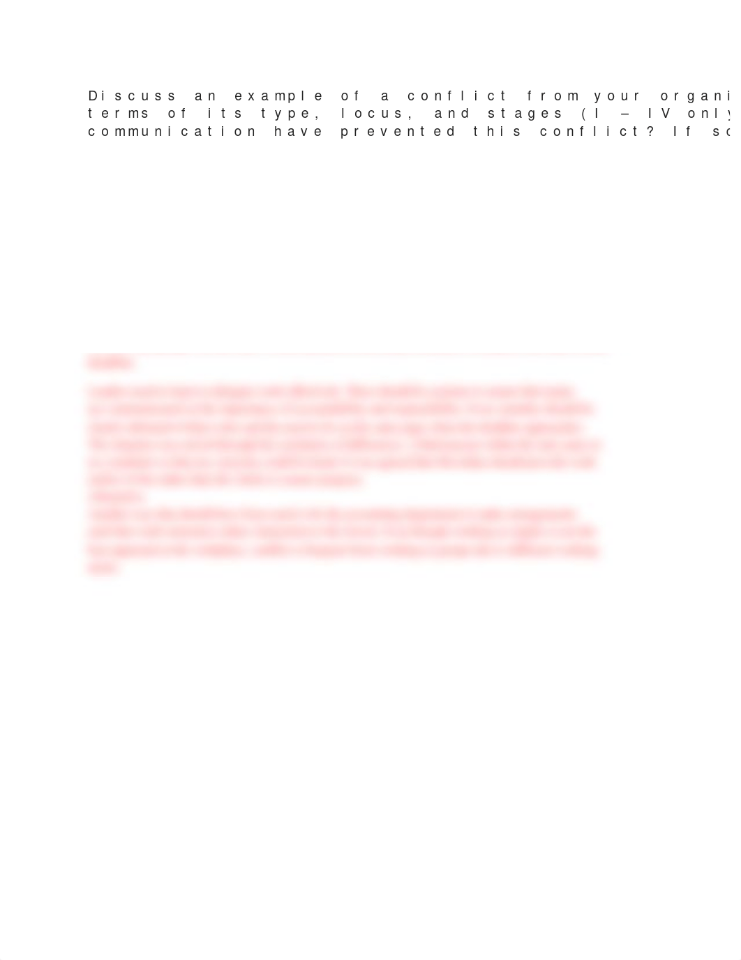 Discuss an example of a conflict from your organizational experience.docx_dsodhed2un2_page1