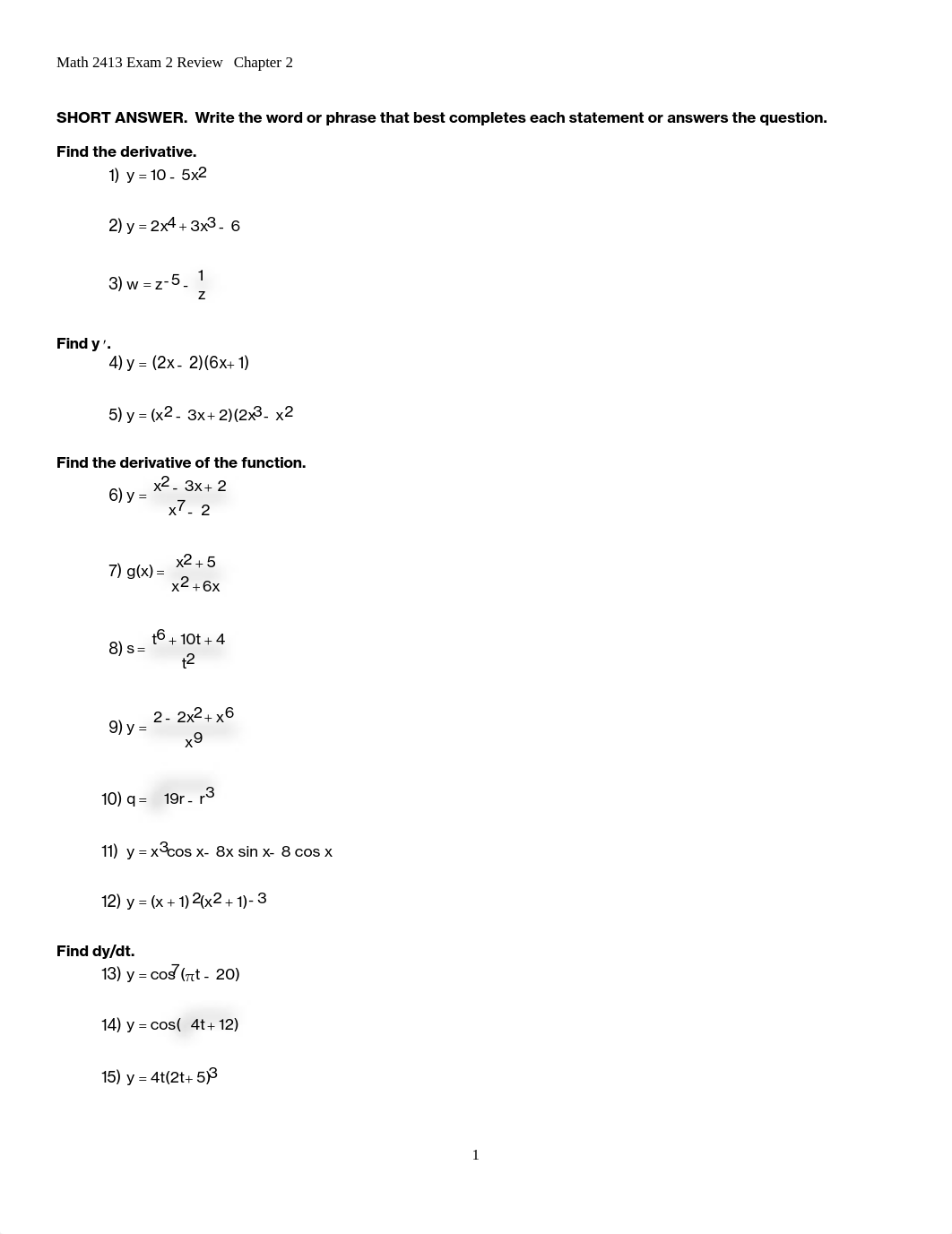 Math 2413 Exam 2 Review.pdf_dsom8awzys8_page1