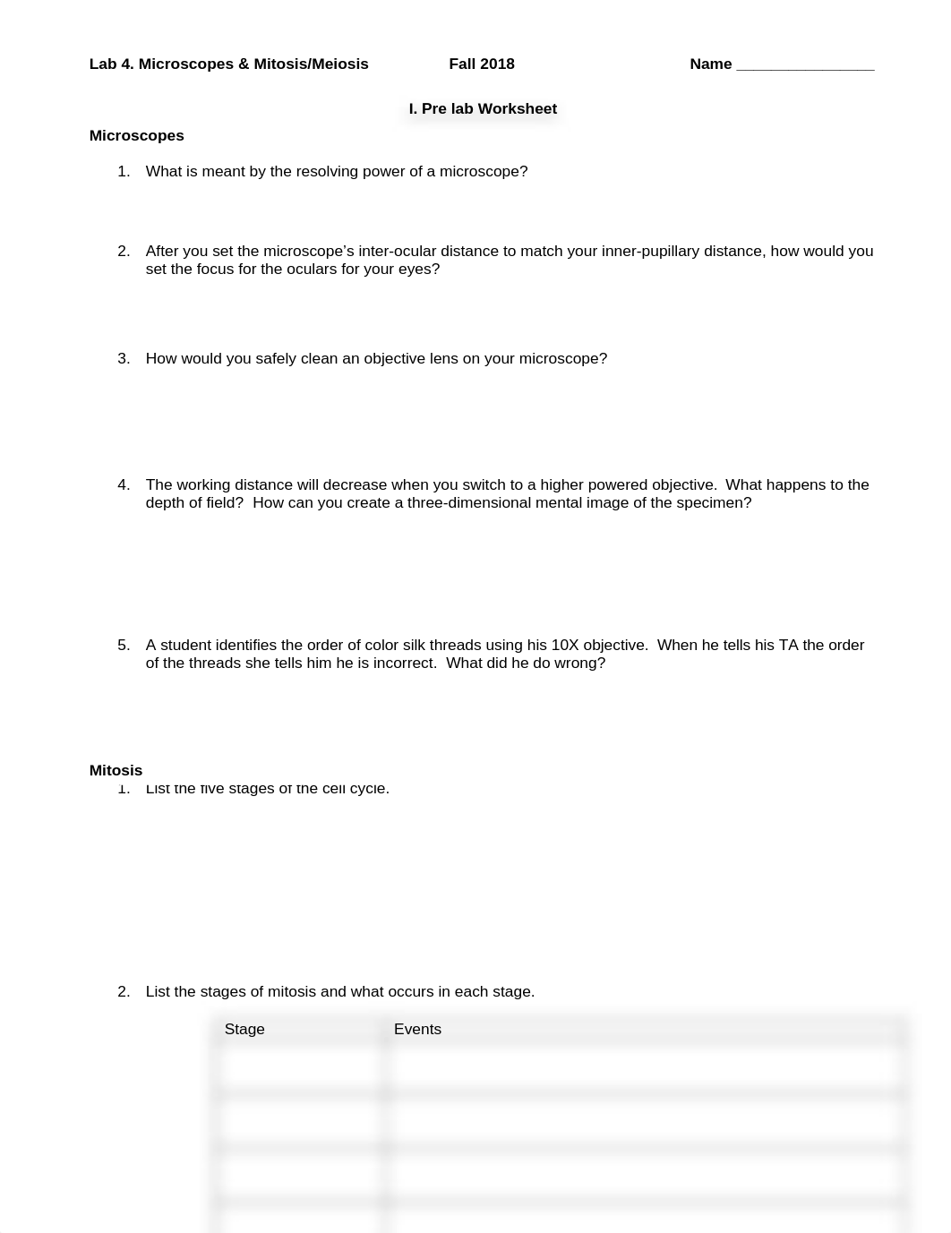 Lab 4 Microscopes Mitosis Meiosis Bio61 F2018.docx_dsomlkyz8nr_page1