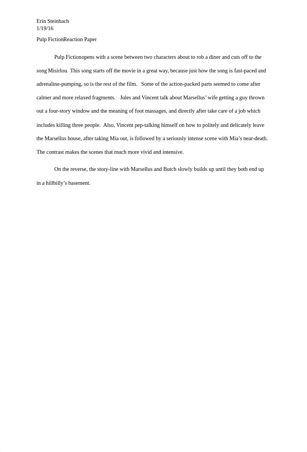 Pulp Fiction Reaction Paper_dsonv2ozqg9_page1