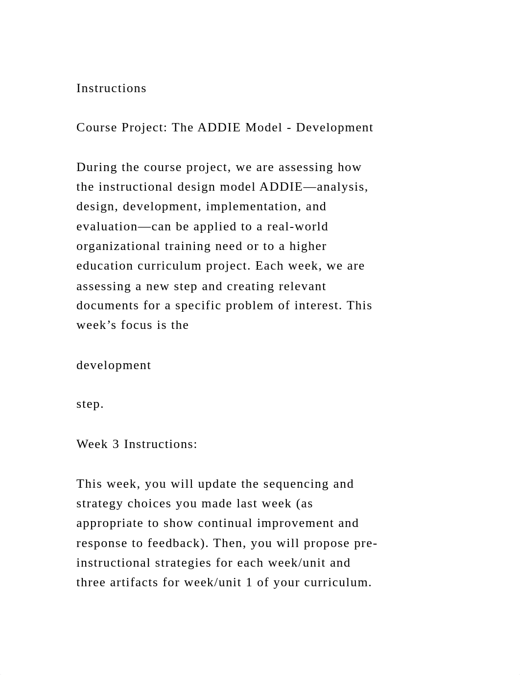 InstructionsCourse Project The ADDIE Model - DevelopmentDur.docx_dsowqkmpgzr_page2