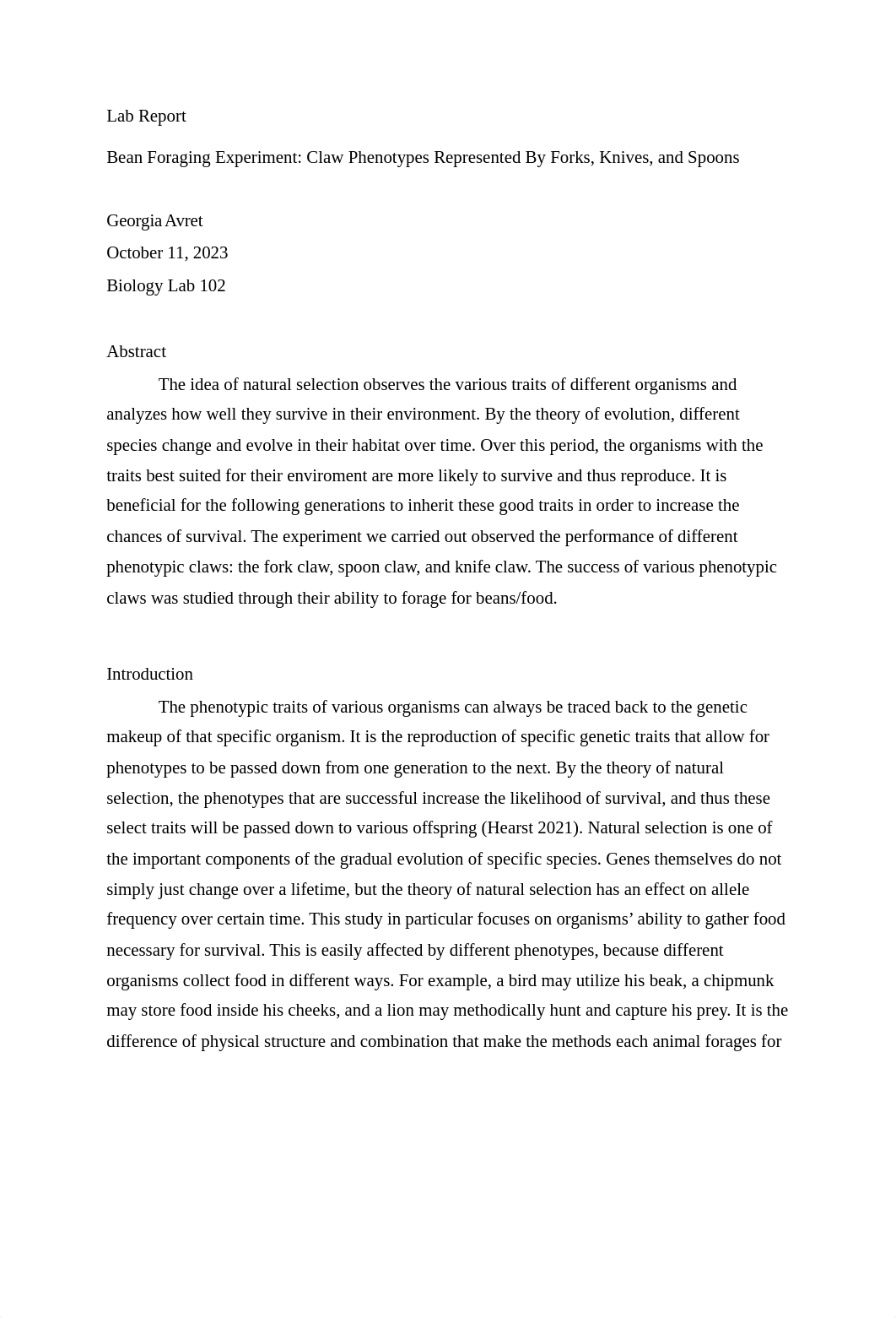 Lab Report- Bean Foraging.docx_dsoxpflkvjv_page1