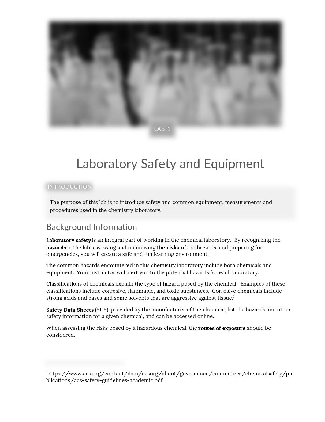 Chm120 Lab 1  Laboratory Safety and Equipment-1.pdf_dsp1q7afp0j_page1