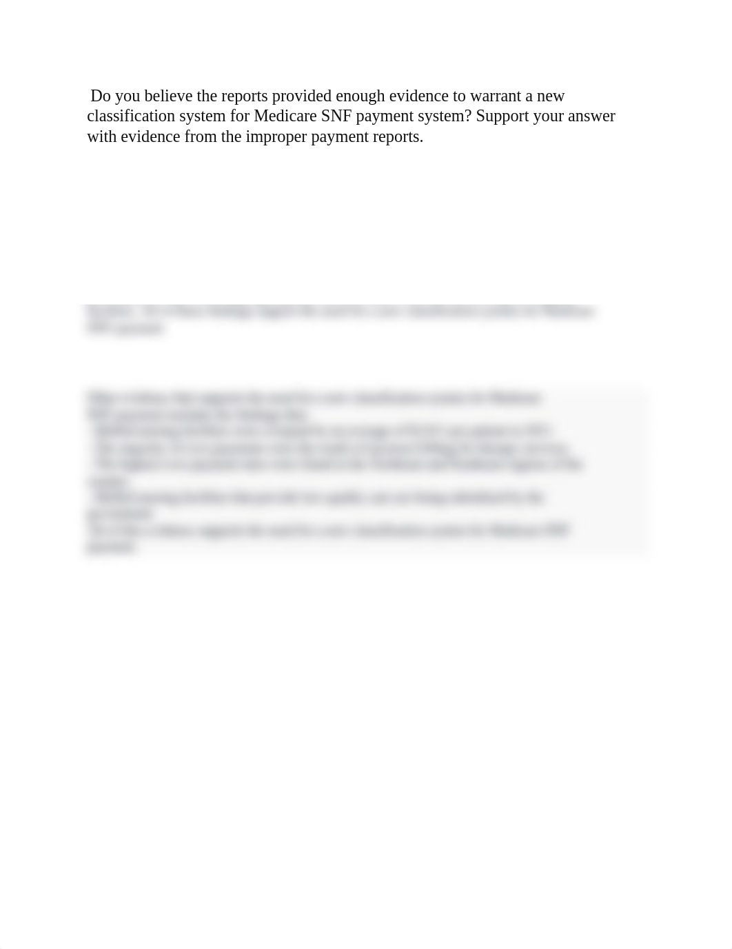 Do you believe the reports provided enough evidence to warrant a new classification system for Medic_dsp4k18kb2e_page1