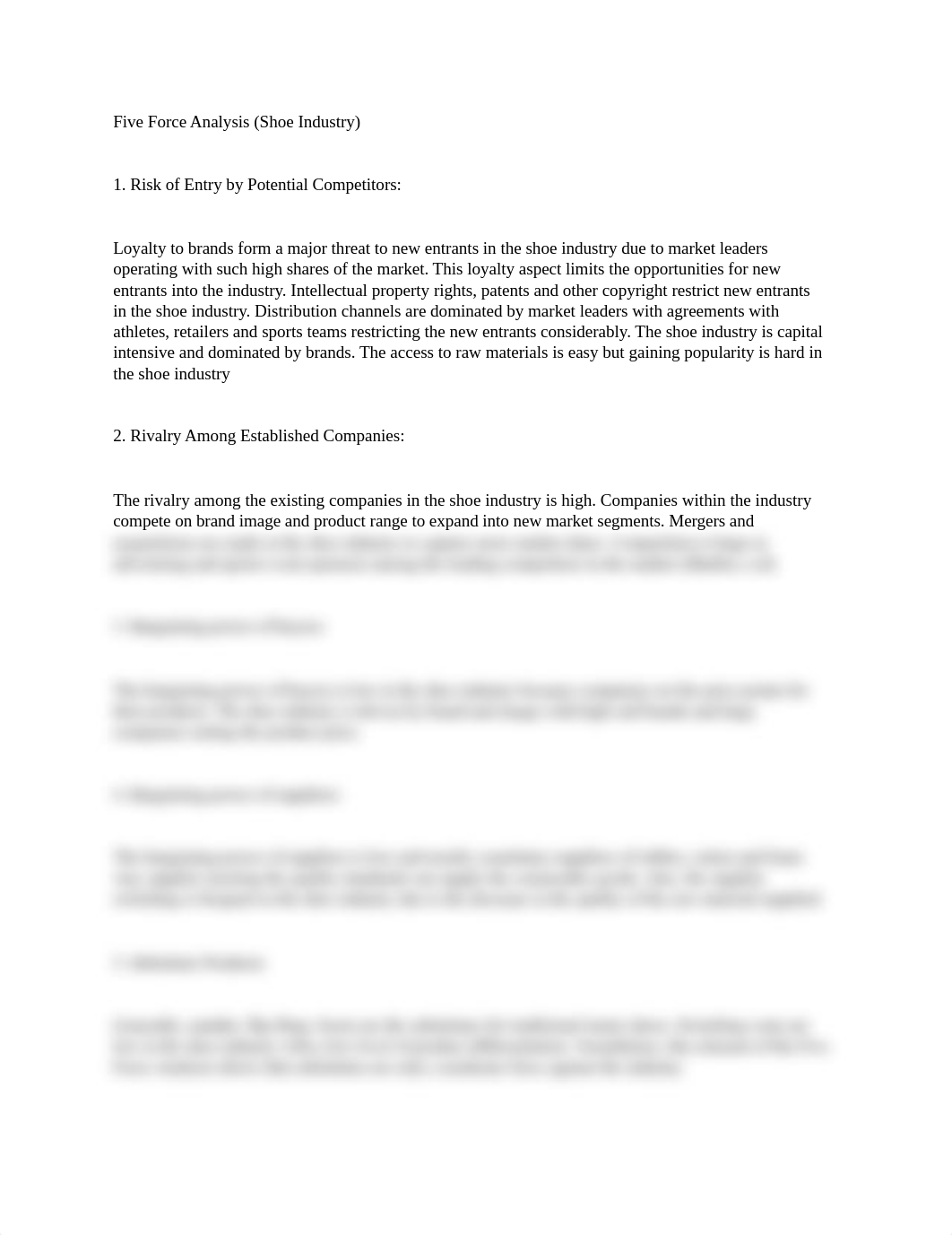 Week 2 - Five Force Analysis (Shoe Industry).docx_dsp7jhk7uqq_page1