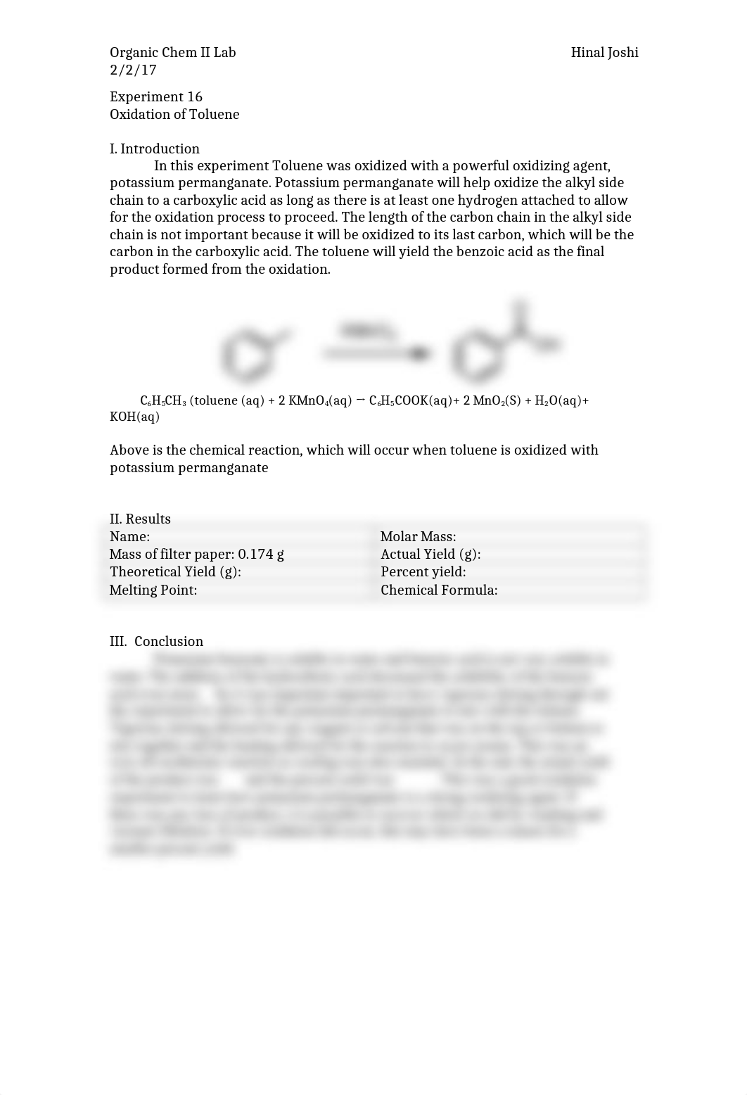 Experiment 16- Orgo 2 Lab_dspk42sjhed_page1