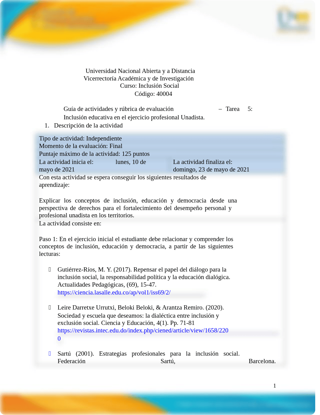 Guia de actividades y Rúbrica de evaluación - Unidad 3 - Tarea 5 - Inclusión educativa en el ejer_dspx872h7id_page1