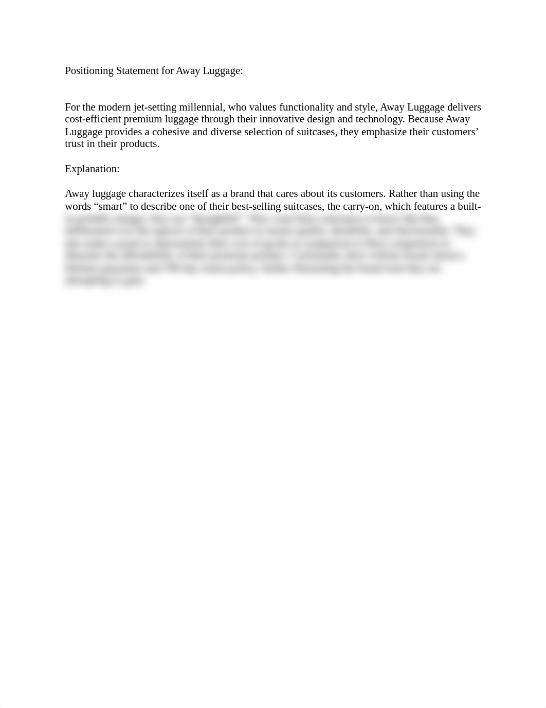 Positioning Statement for Away Luggage.docx_dsq20tey9ie_page1