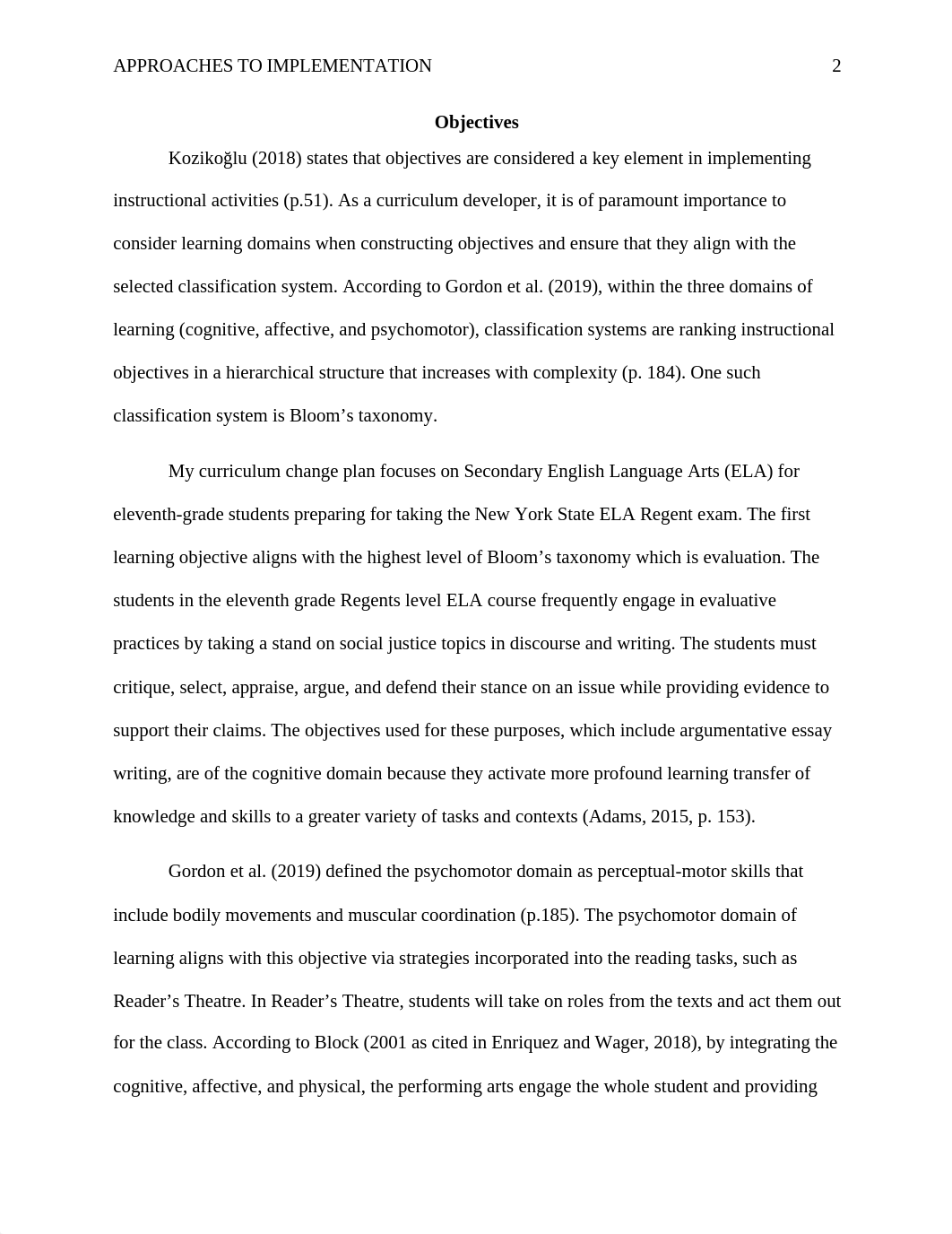 Curriculum Change Plan Part 4 - DR BRADSHAW Approaches to Implementation SHAREABLE.docx_dsq2k8fjawe_page2