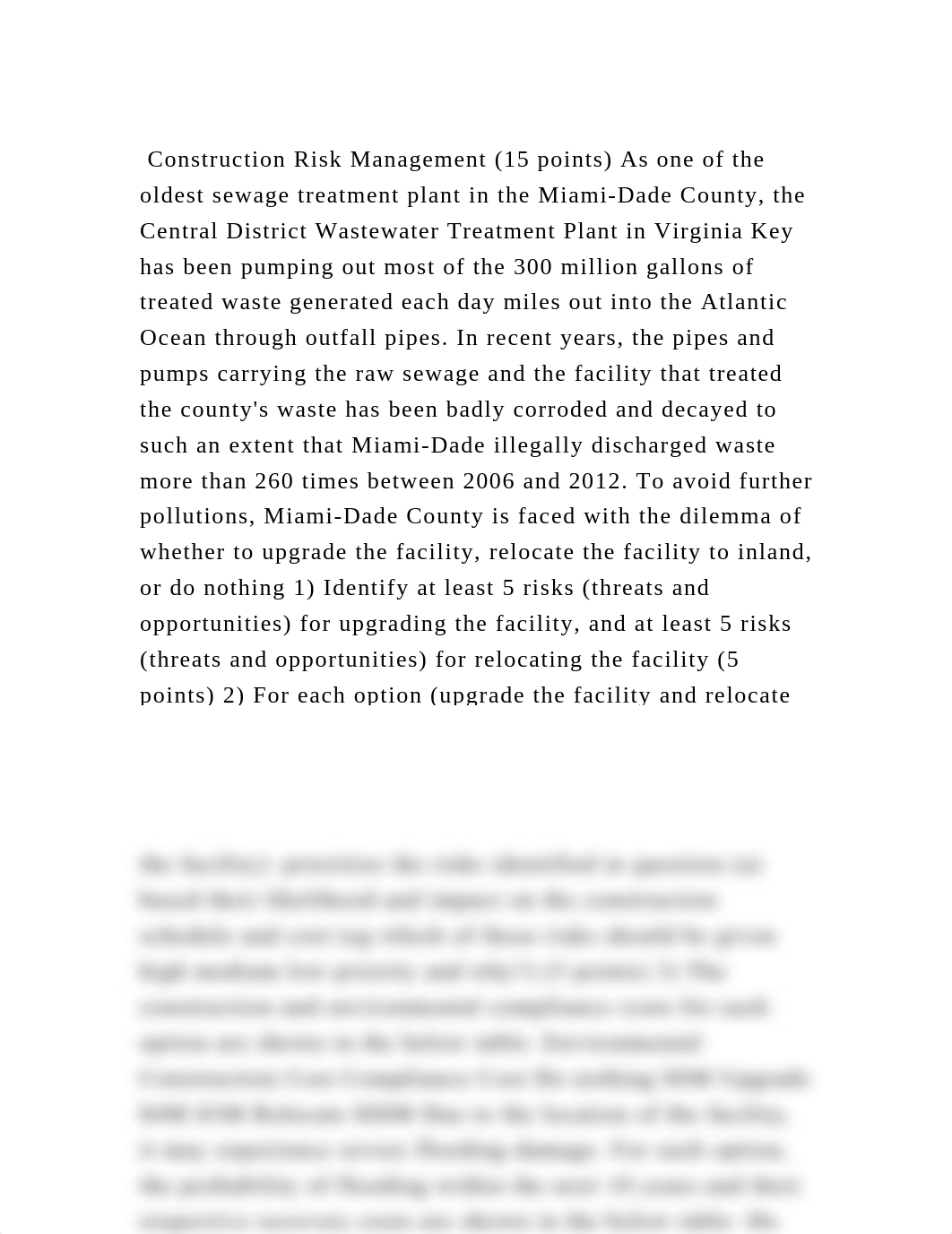 Construction Risk Management (15 points) As one of the oldest sewag.docx_dsq6hcwq872_page2