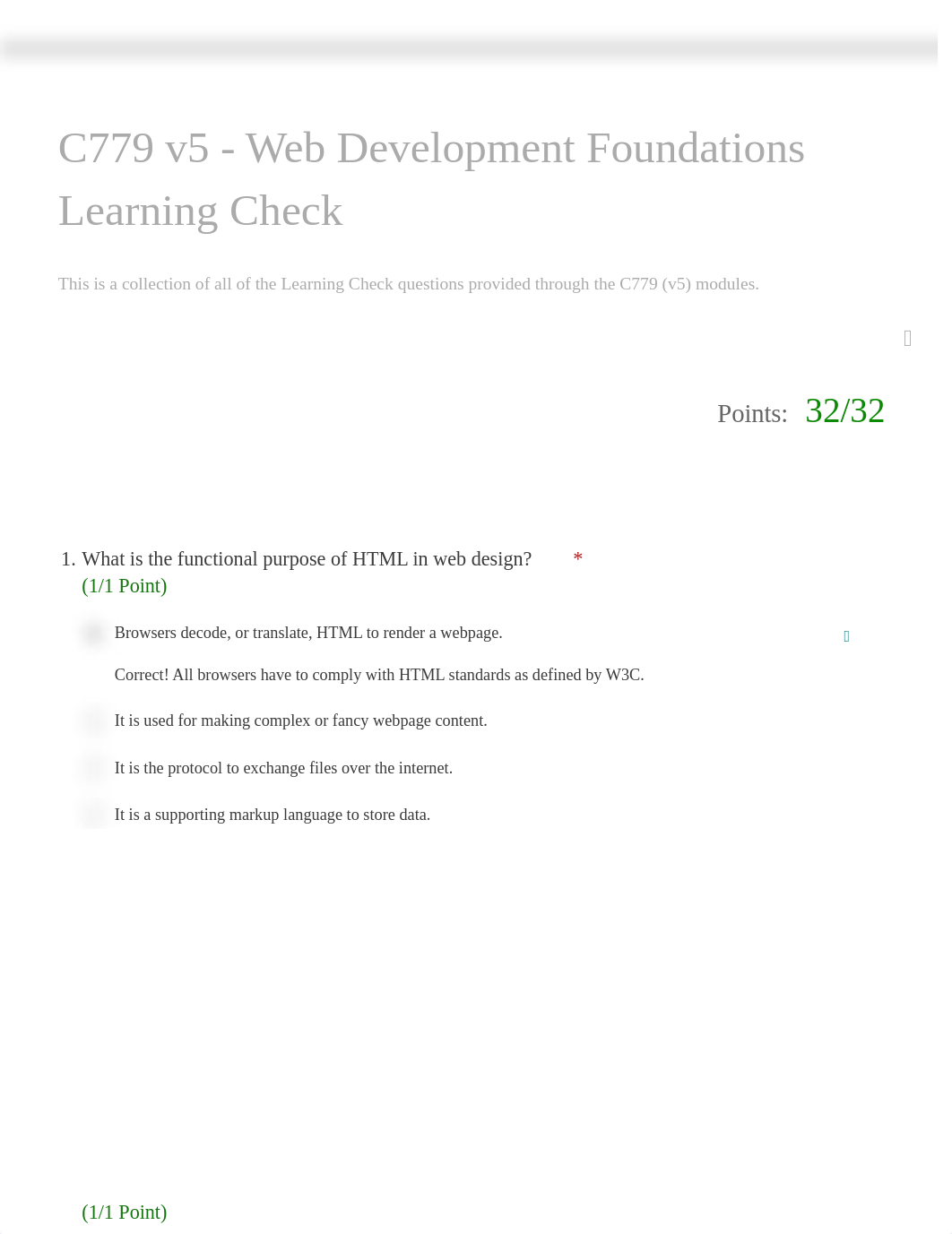 C779 v5 - Web Development Foundations Learning Check.pdf_dsqdxjlvfm5_page1