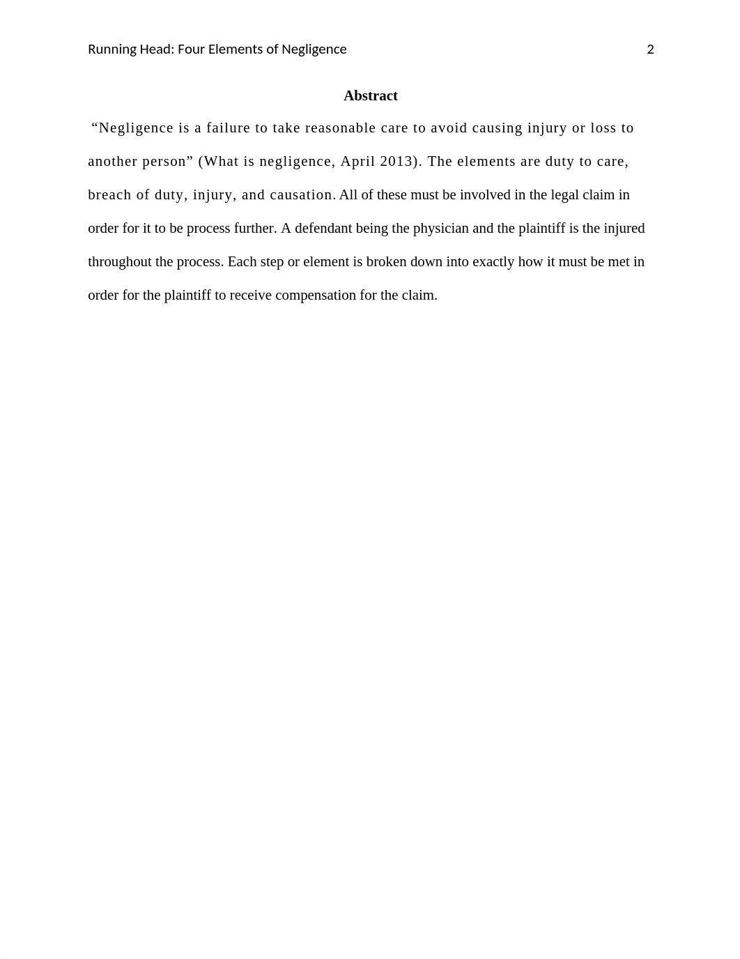 Four Elements of Negligence.docx_dsqe4sxv5ub_page2