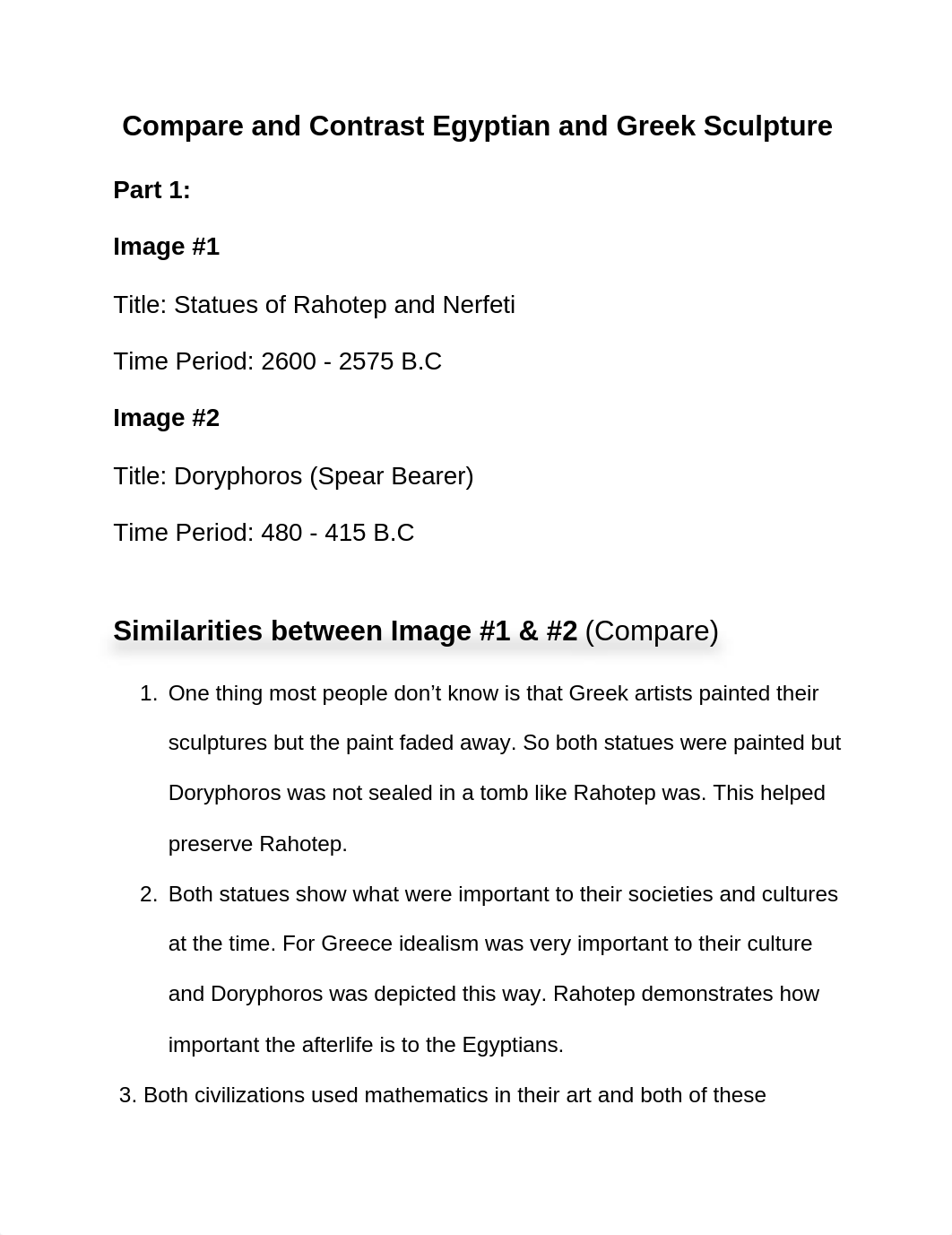Compare and Contrast Egyptian and Greek Sculpture.docx_dsqeck6q82r_page1